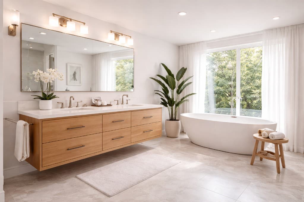 Double Vanity Remodel