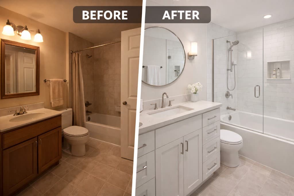 Before / After: Guest Bath